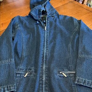 North Style flannel lined jean jacket